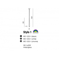 oprawa wisząca STYLO1 MD1220-1