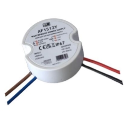 zasilacz led IP67 15W 12V okrągły