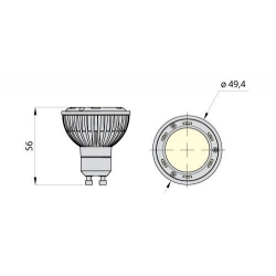 elgo ACRICHE LED 4,5W GU10