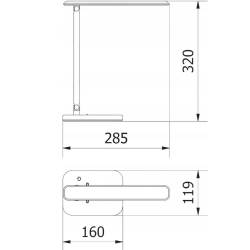 lampka biurkowa HIKARI LED 6W biała