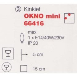 OKNO MINI 66416 kinkiet