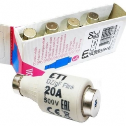 wkładka topikowa 20A DII DZ/gF 500V
