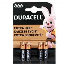 bateria alkaliczna DURACELL LR03 AAA 4szt