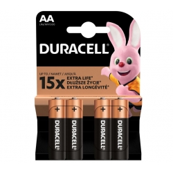 bateria alkaliczna DURACELL LR6 AA 4szt