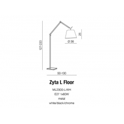 lampa podłogowa ZYTA FLOOR ML2300-L