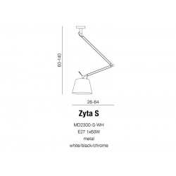 oprawa sufitowa ZYTA S PENDANT MD2300-S