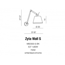 kinkiet ZYTA WAAL S MB2300-S