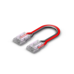 Złączka do taśm Fast Connector 3gen. SMD/COB 2pin 8mm 6A PCB-przewód 15cm-PCB PRIME (10 szt.) *