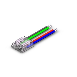 Złączka do taśm Fast Connector 3gen. COB 4pin 10mm 4A PCB-przewód 15cm PRIME (10 szt.) *