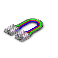 Złączka do taśm Fast Connector 3gen. COB 4pin 10mm 4A PCB-przewód 15cm-PCB PRIME (10 szt.) *