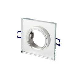LED line Oprawa szklana kwadratowa srebrna 90x25x10mm *
