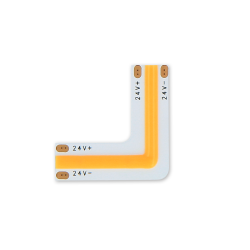 LED line łącznik do taśm COB LED CLICK CONNECTOR kątowy 4000K 10 mm 2 PIN Typ L 12W *