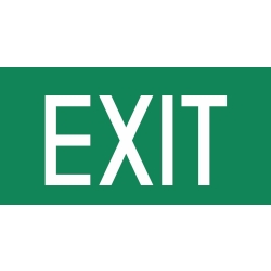 Akcesoria montażowe - napis EXIT AC004 do lampy ewakuacyjnej awaryjnej *