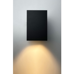 Oprawa elewacyjna ALVERIS 3CCT(2,7/3K/4K) 2x9W 1800lm 60st kwadratowy IP65 Czarny PRIME *