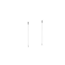 Akcesoria montażowe - zawiesie stalowe linki 1m do lampy ewakuacyjnej awaryjnej *