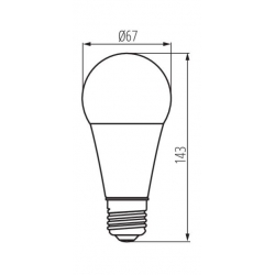 żarówka IQ-LED E27 19W WW