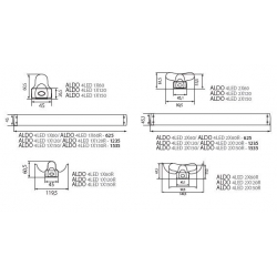 belka aldo 4led 2x60