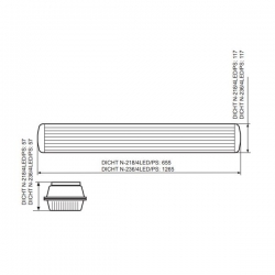 oprawa DICHT N 236/4led/PS