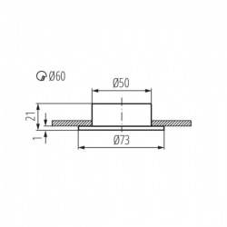 oprawa meblowa GAVI CT-2116B