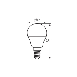 żarówka IQ-LED G45 E14 5,9W NW