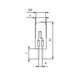 jc żarówka halogenowa 20W G4 12V