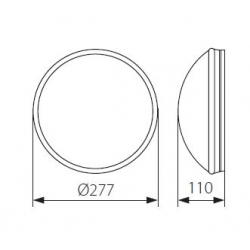 plafon PIRES DL-25O NS