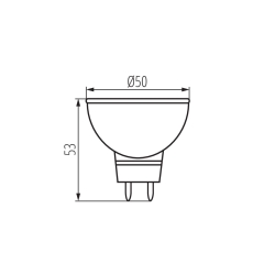 żarówka LED TOMI MR16 7W WW