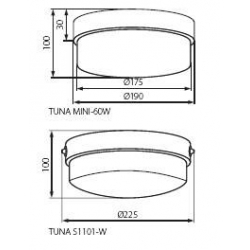 oprawa hermetyczna TUNA S1101-W