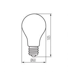 żarówka XLED E27 10W WW