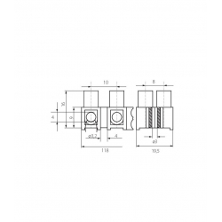 złączka przyłączeniowa H- 4mm2 PP M IDEAL