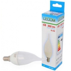 żarówka led ledom e14 4w 230v płomyk biała ciepła