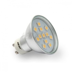 żarówka led gu10 2,4w 230v biała zimna