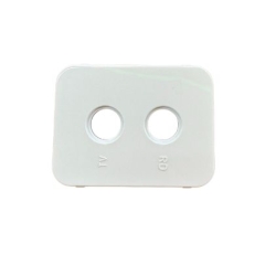 DIPLOMAT plakietka gniazda TV-RD biała