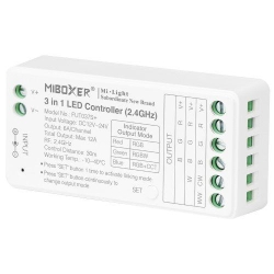 sterownik radiowy LED MONO/CCT/RGB/RGBW/RGBW+CCT 1-strefowy 12A