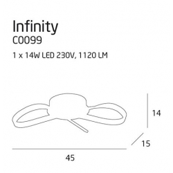 INFINITY 14W plafon