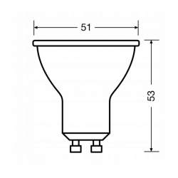 LED VALUE PAR16 80120 6,9W 840 GU10