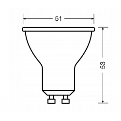 led VALUE PAR16 4,5W 120st. 4000K GU10