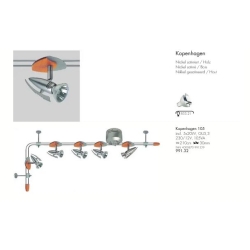 Paulmann system KOPENHAGEN105 5x20W 991.32