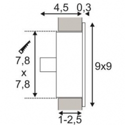 oprawa schodowa FLAT FRAME BASIC 112732