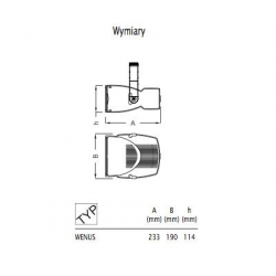 reflektor wenus 70w srebrny