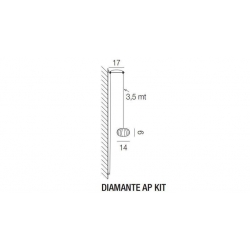 kinkiet DIAMANTE AP KIT topaz