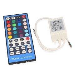 *LED line® Kontroler LED RGBW IR 12V 8A + pilot 40 przyciskowy *