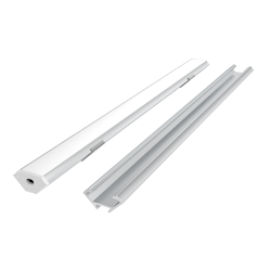 LED line PRIME Profil aluminiowy narożny srebrny 2m - zestaw *