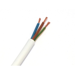 Przewód prądowy OMY 3x1mm 300V biały *