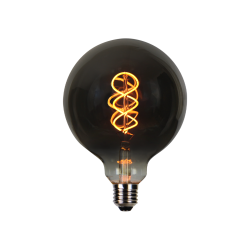 LED line PRIME żarówka LED E27 4W 1800K 150lm 220-240V FILAMENT G125 KULA RETRO VINTAGE GRAFIT ŚCIEMNIALNA *