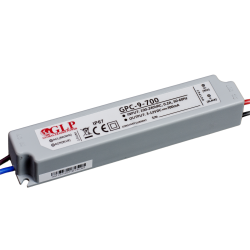 Zasilacz GPC-9-700 700mA 8,5W 3-12V IP67 *