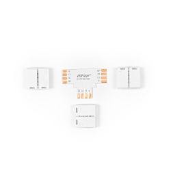 LED line łącznik do taśm LED CLICK CONNECTOR kątowy 10 mm 4 PIN Typ T RGB *