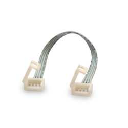 LED line złączka do taśm LED wodoodpornych CLICK CONNECTOR podwójna 10 mm 4 PIN z przewodem *