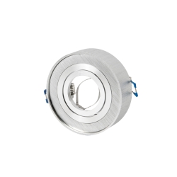 LED line Oprawa wpuszczana okrągła srebro ROLLO MIDI *
