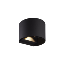 LED line LITE Kinkiet zewnętrzny LED 2x3W 4000K IP54 czarny CILINDER *